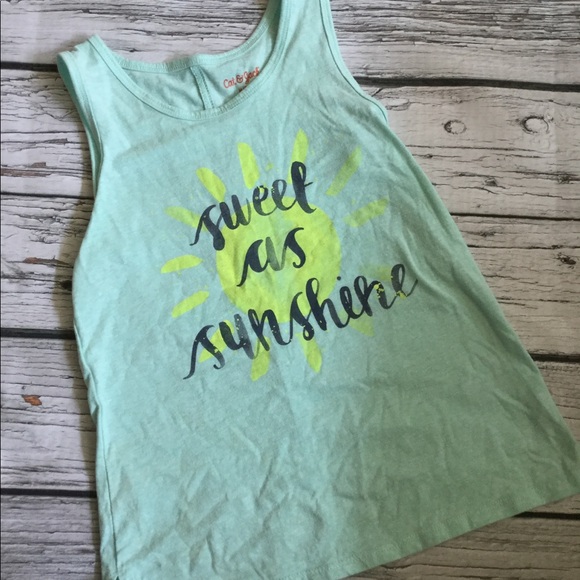 Cat & Jack Sweet As Sunshine Tank Girls 7/8